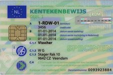 Kentekenbewijs/Kentekencard (2014)